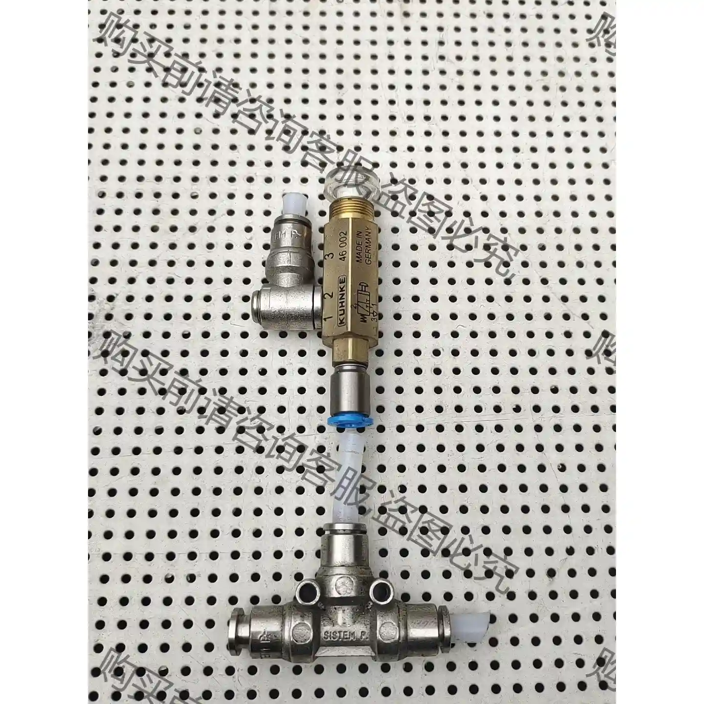 kuhnke46.002德国进口拆机按钮阀和sistem接头 议价再拍 拆机件