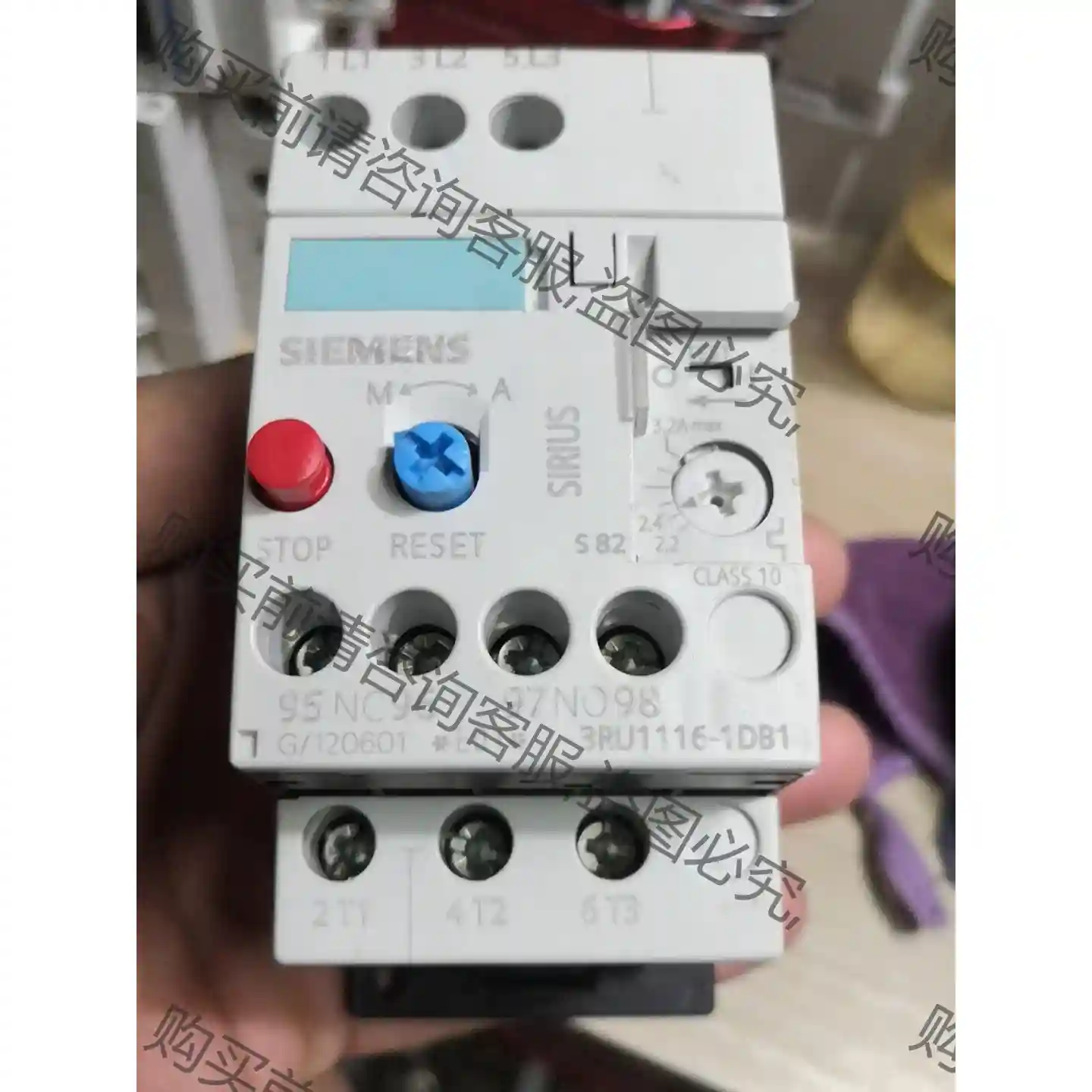 原装正品西门zi 热过载继电器 3RU1116-1DB1 议价再拍 拆机件