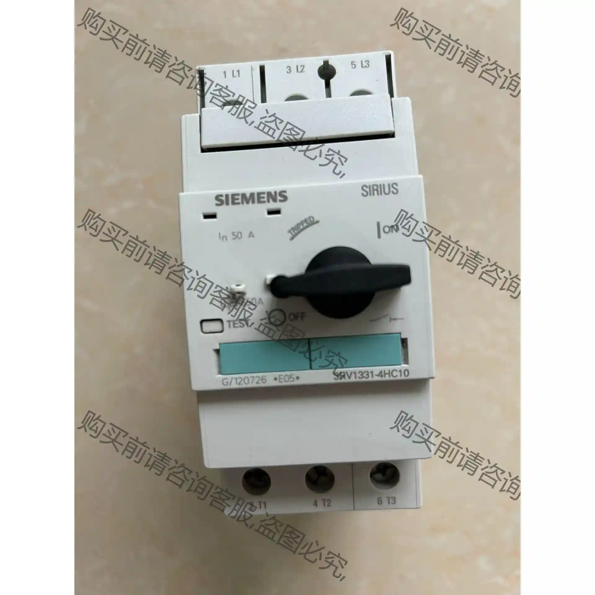 西门ziSIEMENS断路器 3RV1331-4HC10 现货 议价再拍 拆机件