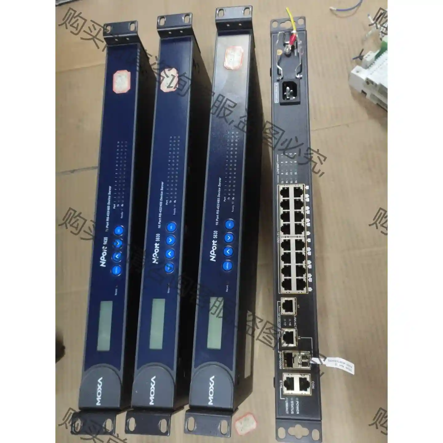 摩莎 MOXA NPort 5630-16+S2800-18 议价再拍 拆机件