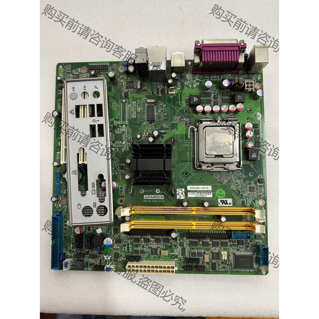 功能正常议价 研华工控机主板 AIMB-562 KIOSK Rev:A1