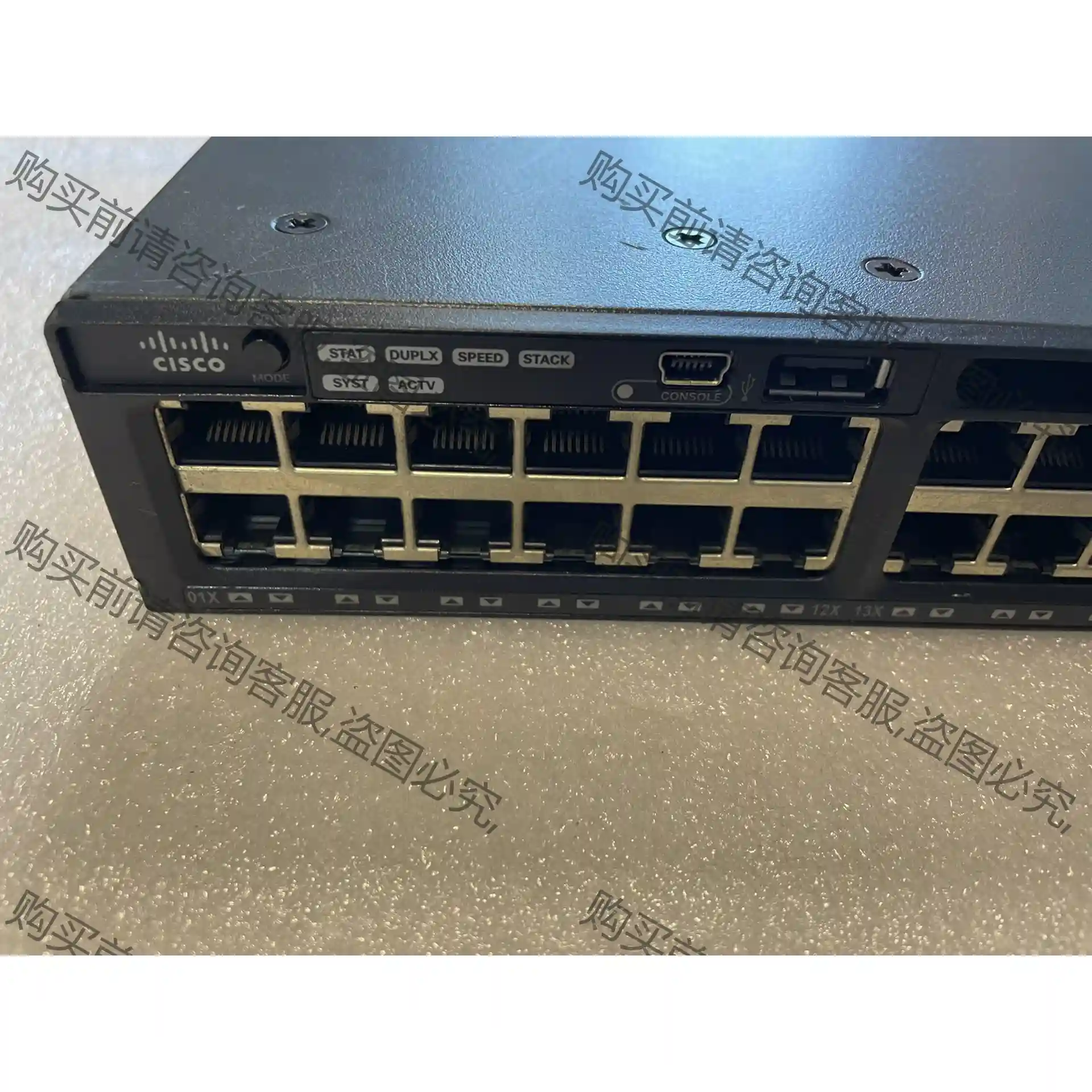 思科cisco WS-C3650-48TD-S 带1个PWR 议价再拍 拆机件
