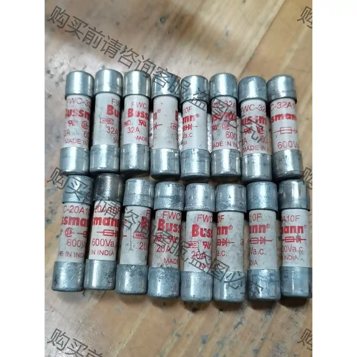 进口拆机巴斯曼保险丝FWC-32A10F 32A600V,F 议价再拍 拆机件