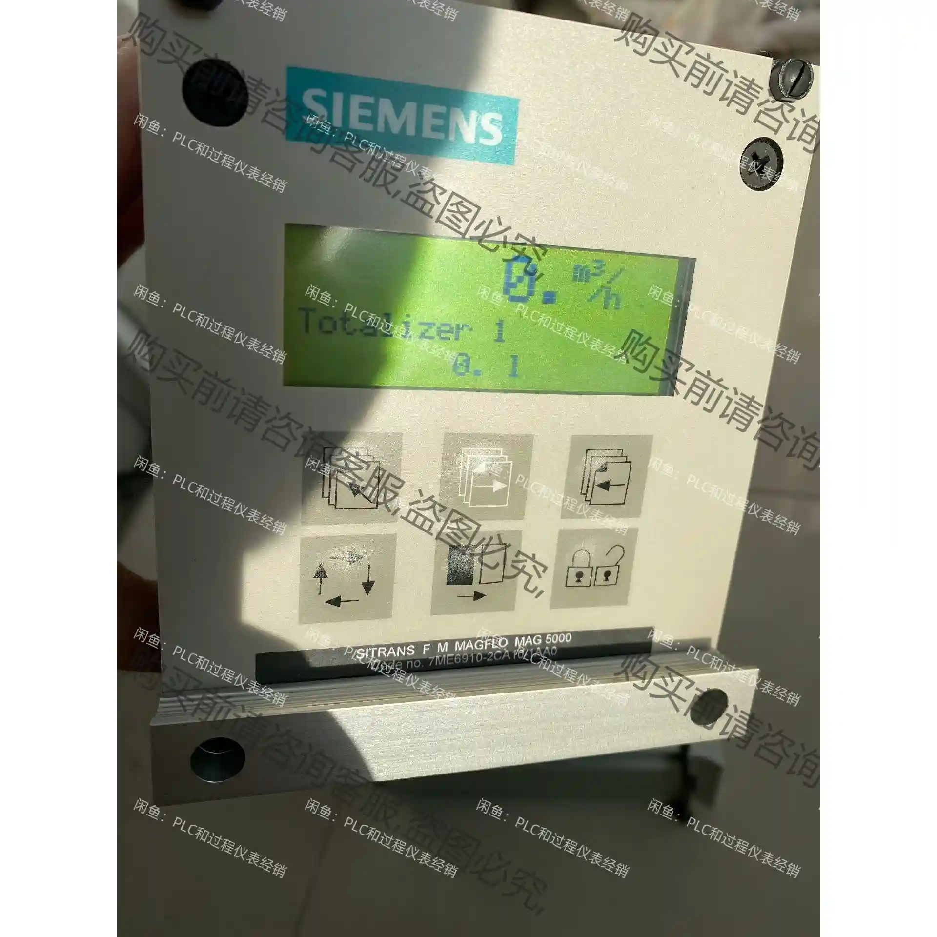西门zi电磁流量变送器7ME6910-2CA10-1AA0,m 议价再拍 拆机件