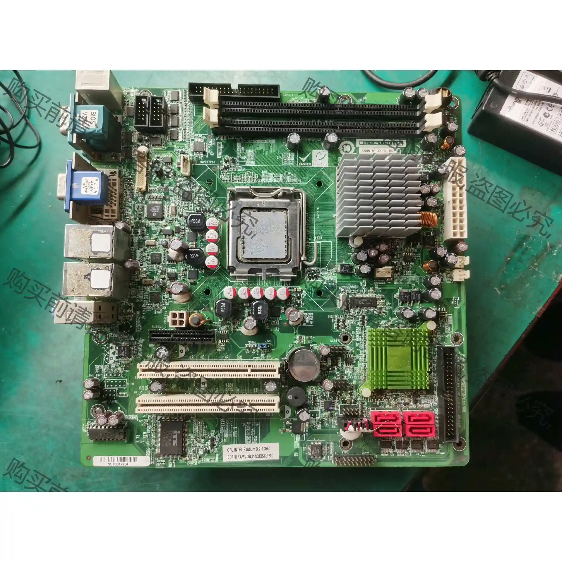 IEI威达IOBP-G41A2-R10 REV:1.0 工控 议价再拍 拆机件