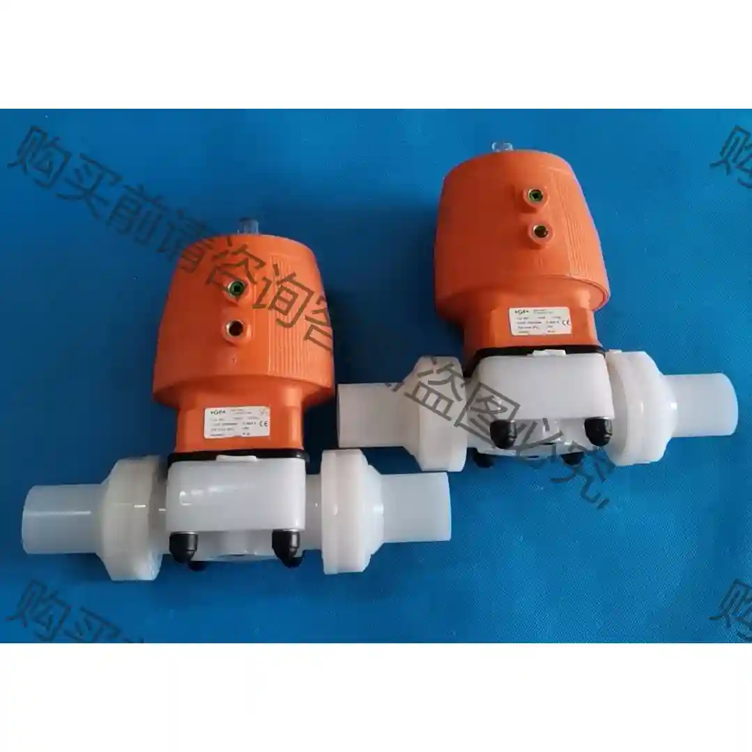 GF气动隔膜阀d40 DN32 PVDF 现货 实物图 议价 议价再拍 拆机件