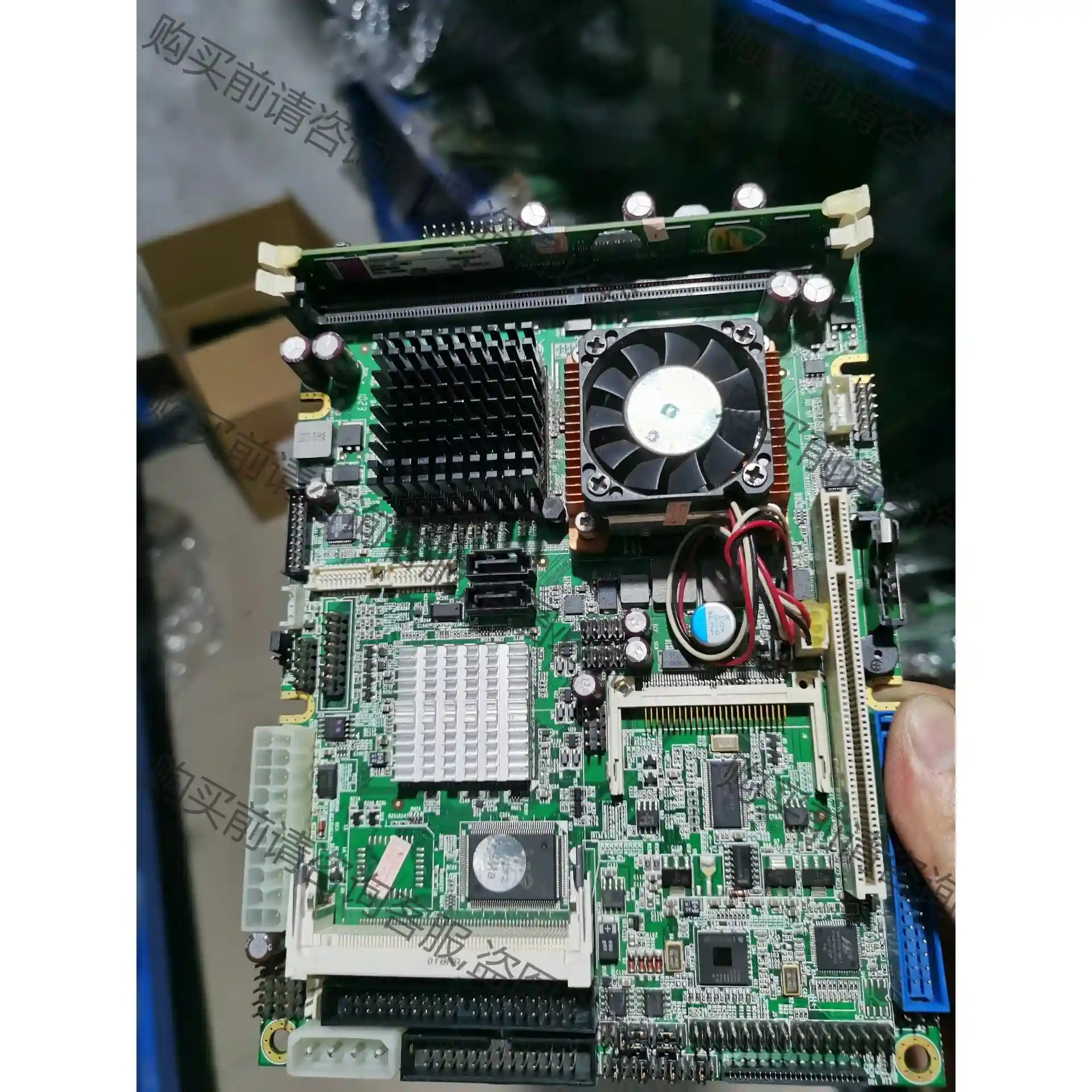 广积 IB950EF 嵌入式主板 5.25寸主板 工业主板 议价再拍 拆机件