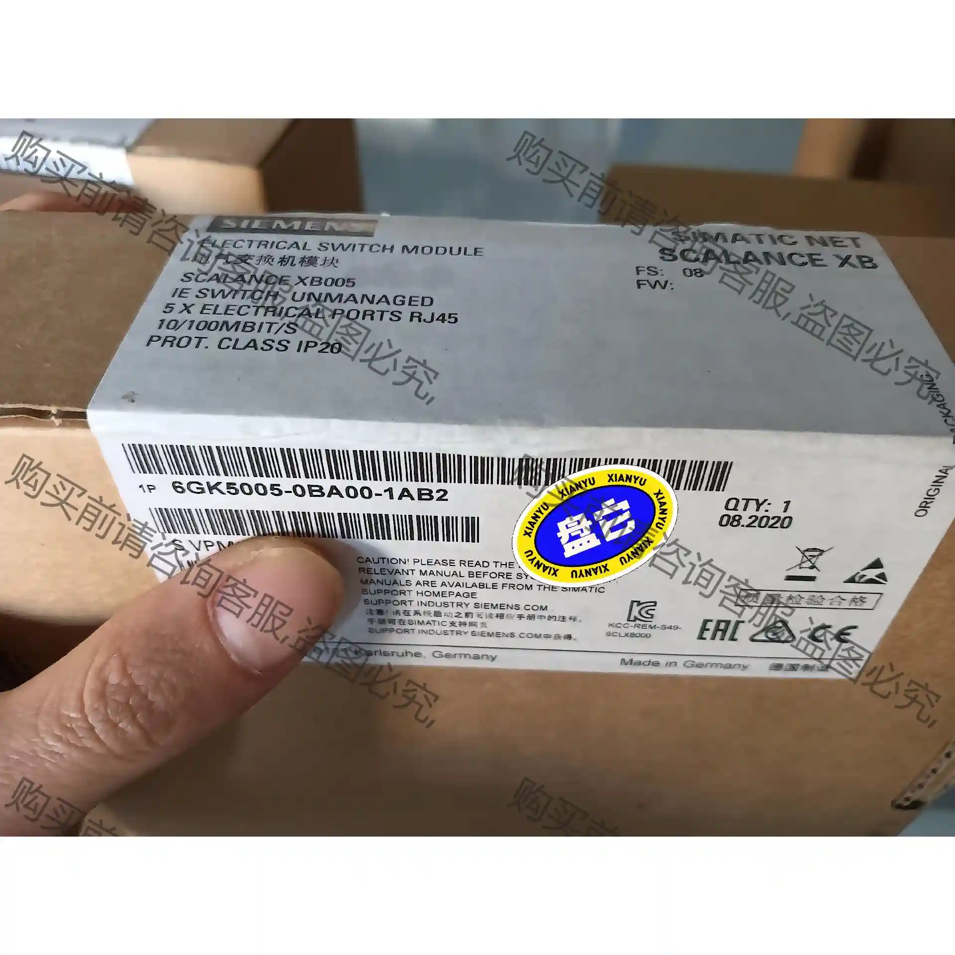 6GK5005-0BA00-1AB2交换机模块 需要联系 议价再拍 拆机件