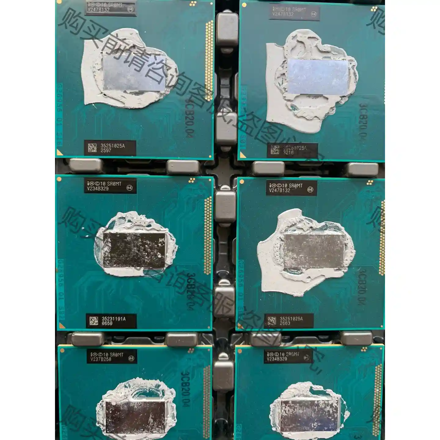 三代i7-3520双核笔记本CPU SR0MT ,各种型号， 议价再拍 拆机件