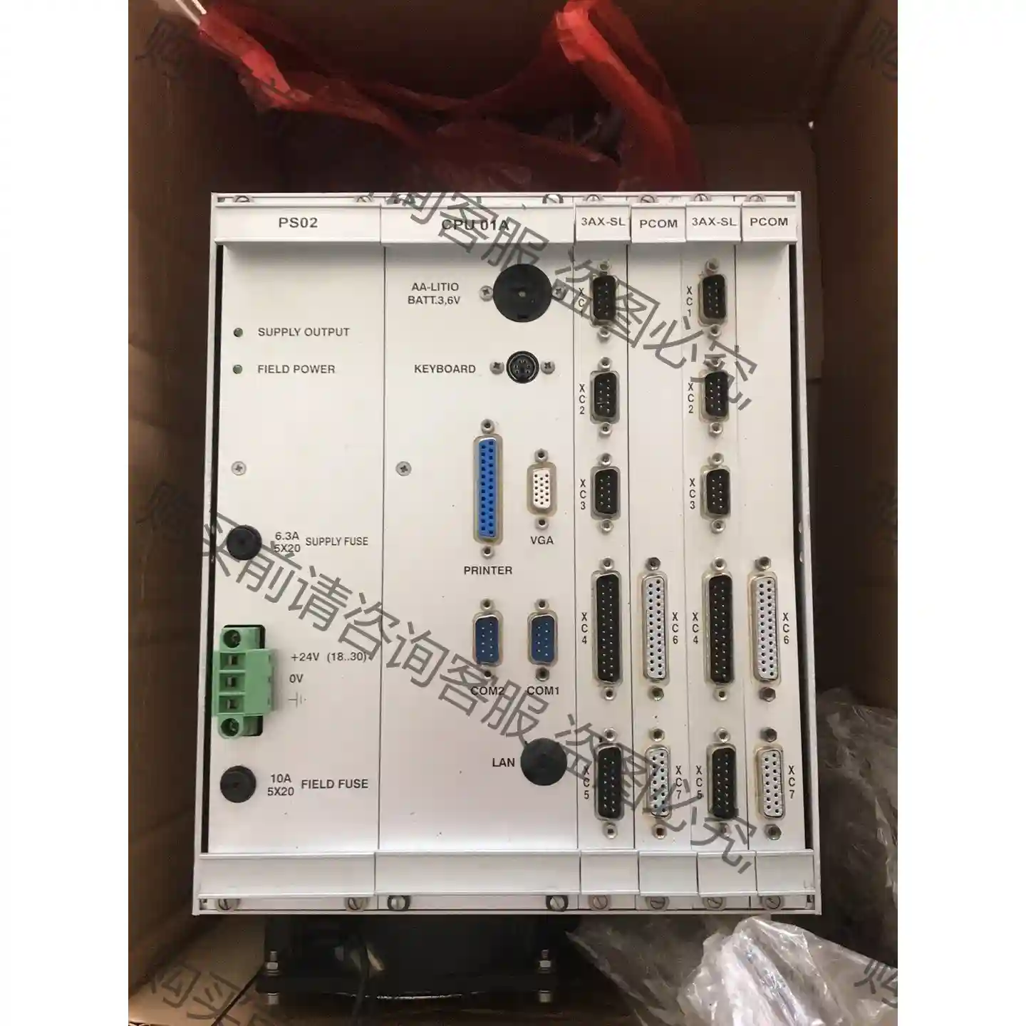 PS02 CPU01A 3AX-SL PCOM 控制器一套 议价再拍 拆机件