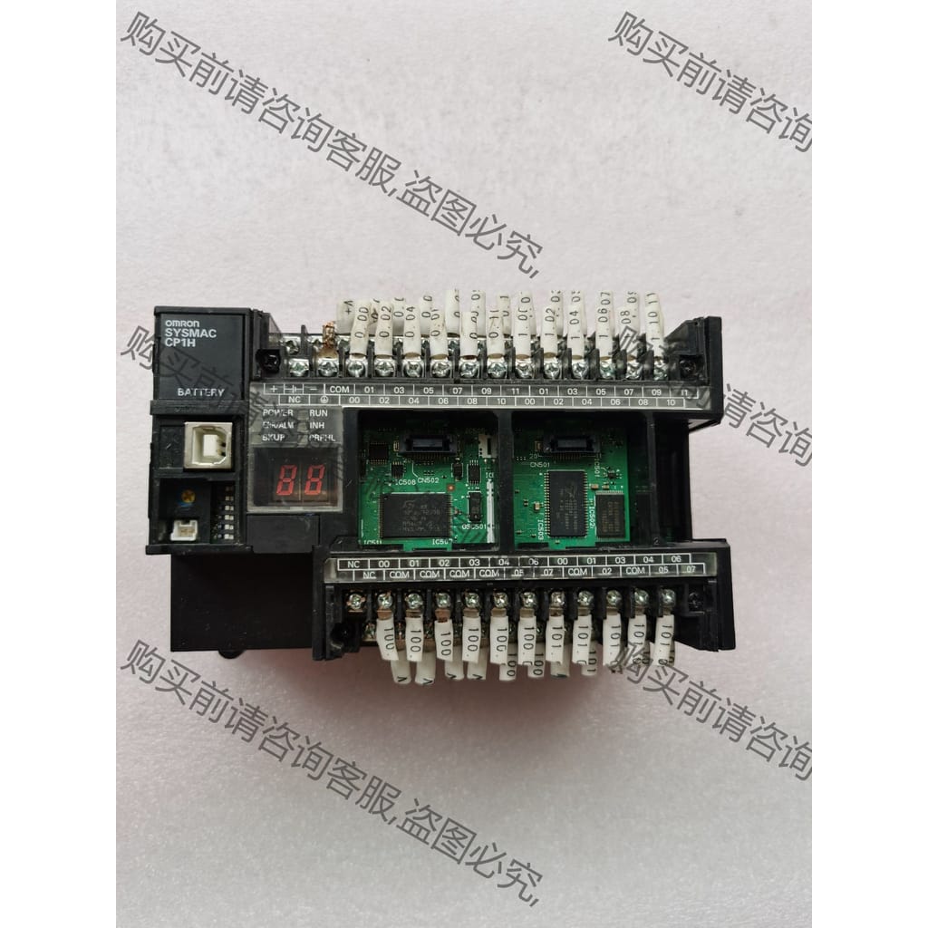 功能正常议价 CP1H-X40DT-D欧姆long原装拆机PLC编程控制器