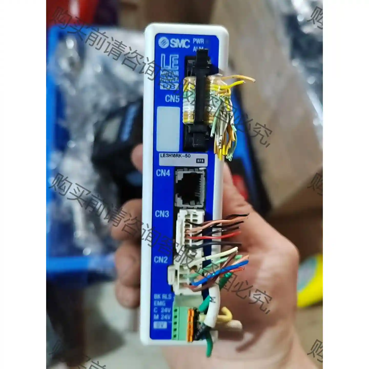 smc 电动缸驱动器 lecp6n5d-lesh16rk-5 议价再拍 拆机件
