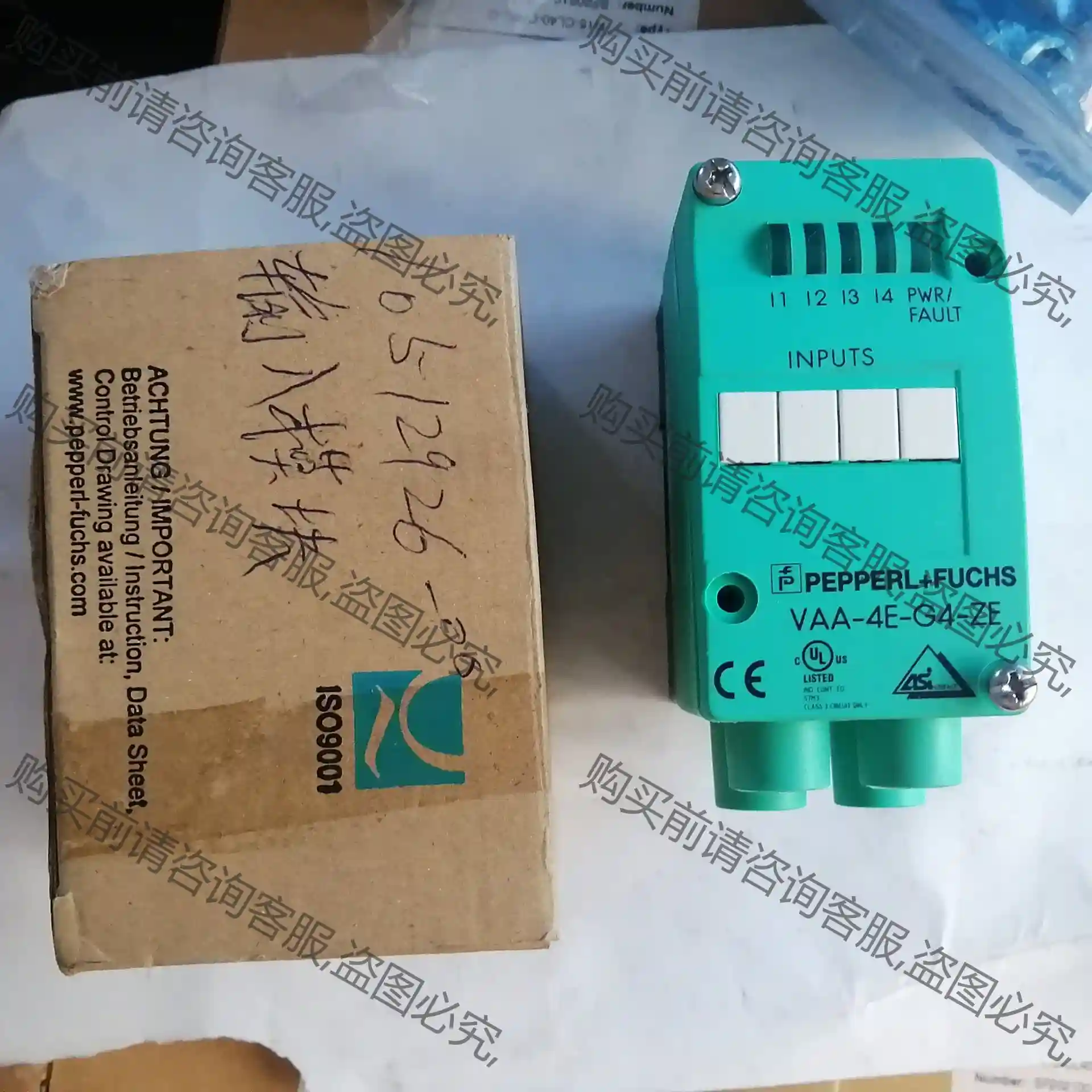 倍加福模块VAA－E4一G4－ZE原装正品2个，1个有包装， 议价再拍