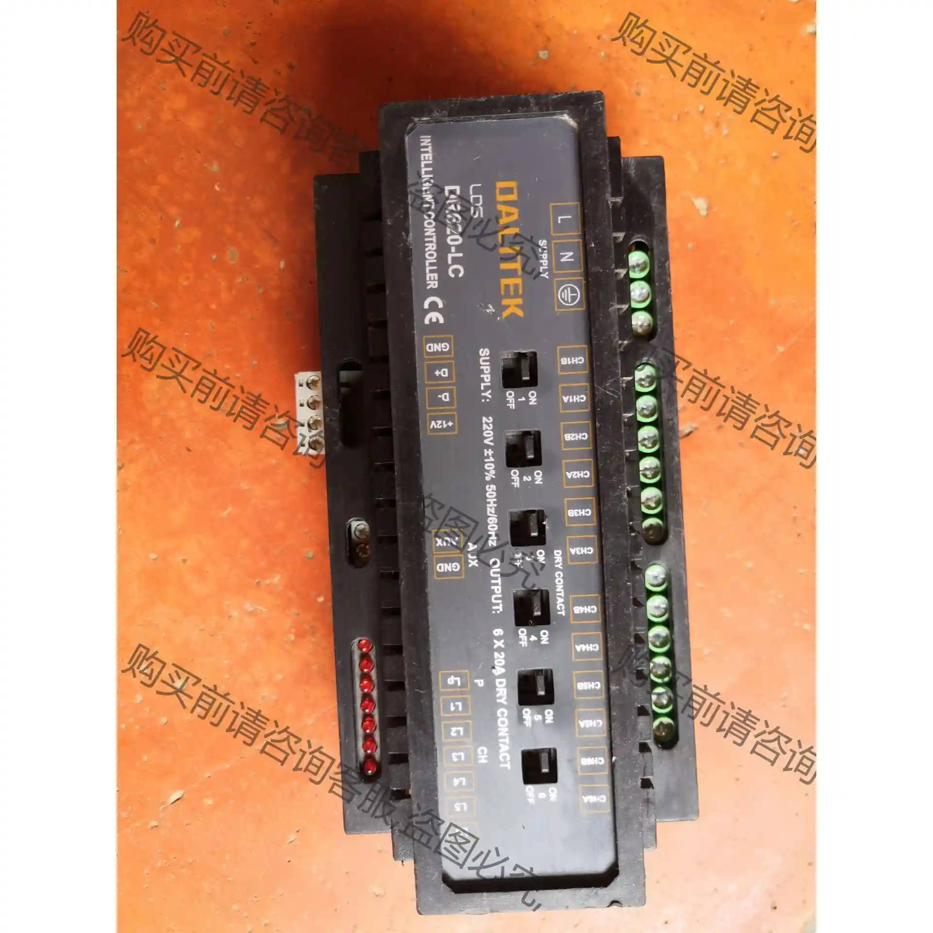 莱得圣dalitek lds DR620-lc六路灯光控制器 议价再拍 拆机件