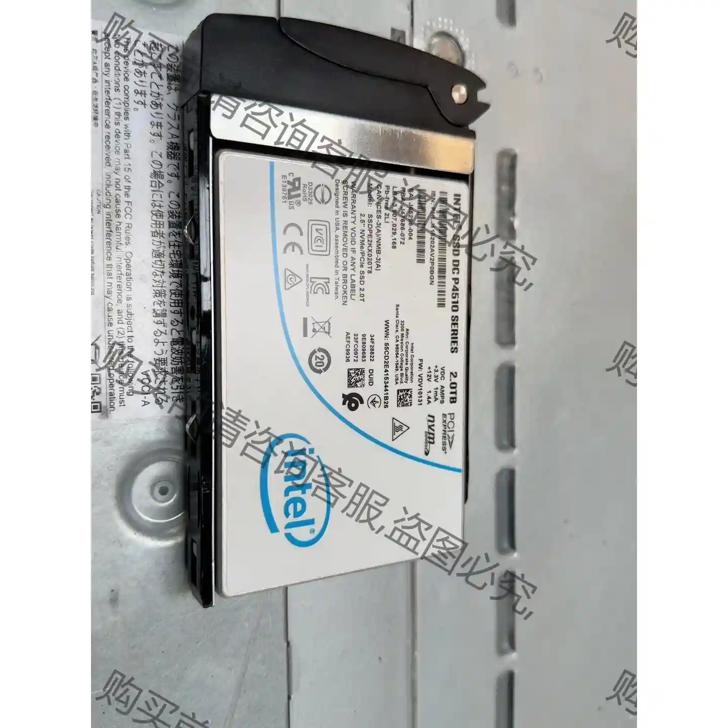 SSD DV P4510 2.0T 议价再拍 拆机件