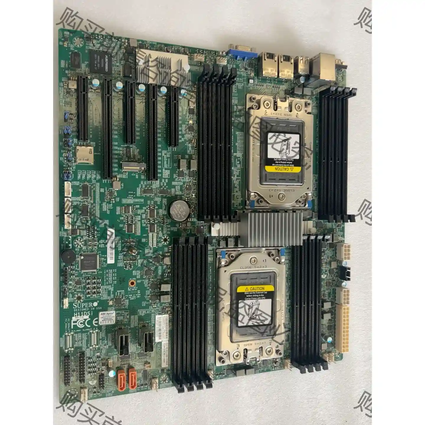 主板 超微H11DSI2.0版本，AMD EPYC 双路主板 议价再拍 拆机件