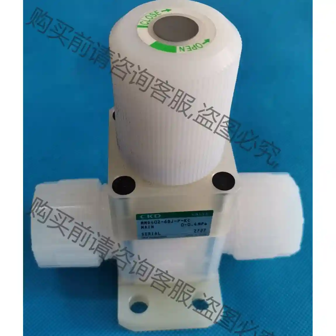 PFA手动阀 原装CKD手动隔膜阀 调节阀 3/4