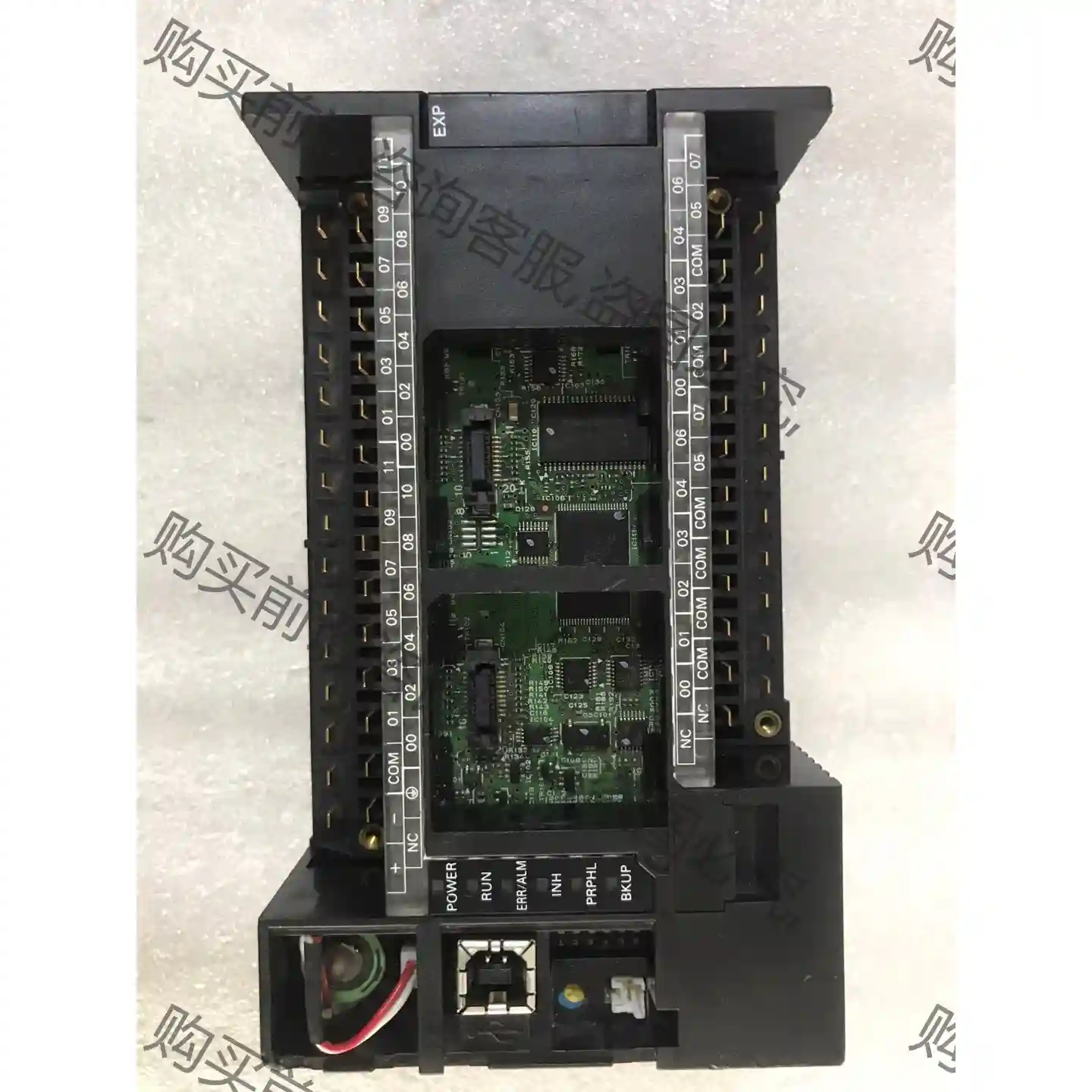 欧姆longpLC CP1L-M40DT-D 缺上面盖板，没有 议价再拍 拆机件