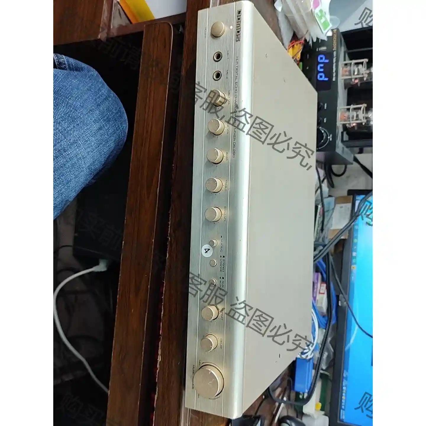 日本DOMUS/天妙混响器，进口功放机专用K歌混响器，实物图 议价再