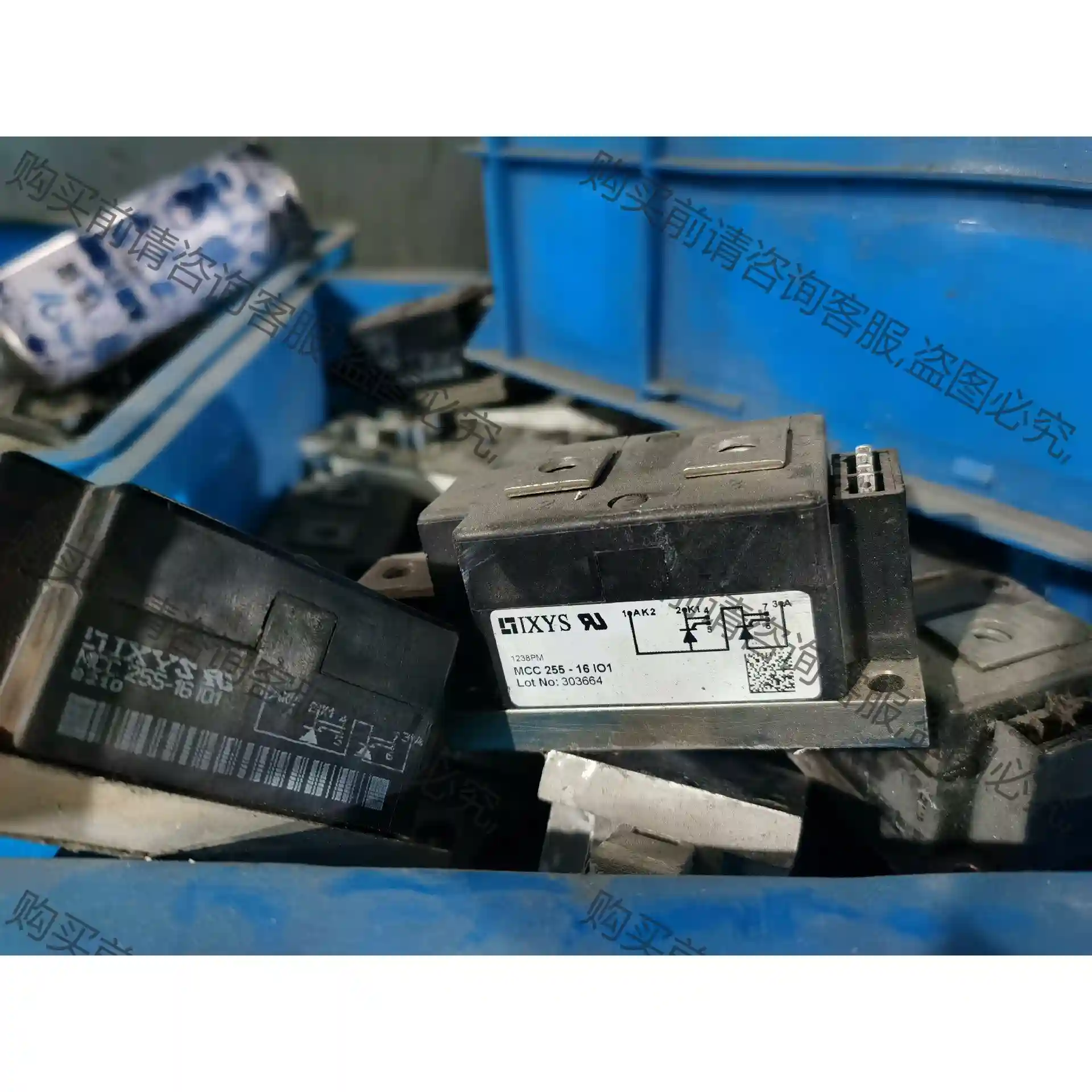 MCC255-16IO1德国IXYS可控硅 进口原装拆机 单 议价再拍 拆机件