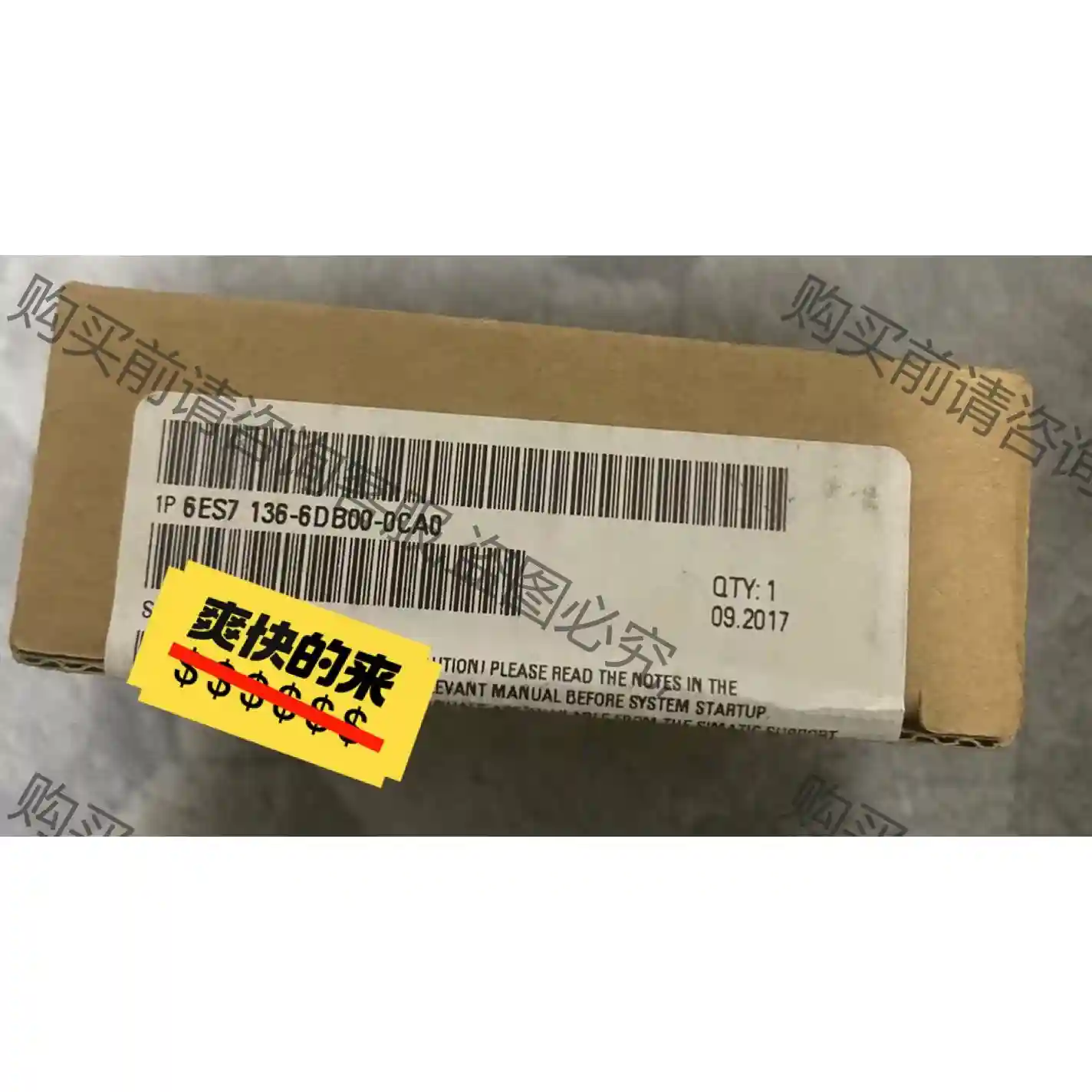 6ES7 136-6DB00-0CA0西门zi全新原装模块，需 议价再拍 拆机件