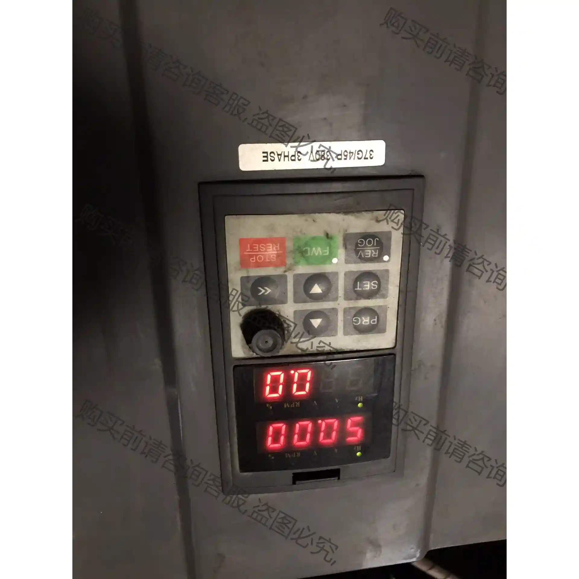 AC60-T3-037G/045P伟创变频器，功能成色如图中 议价再拍 拆机件
