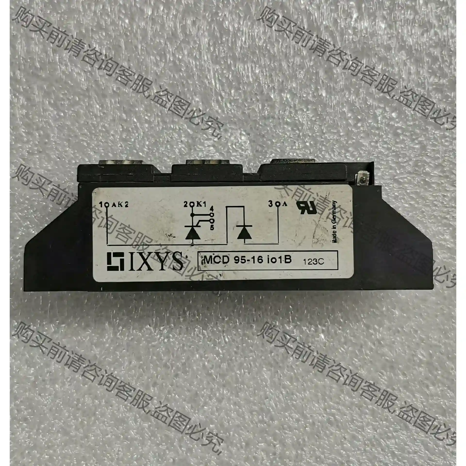 IXYS德国艾塞斯功率模块MCD95-16io1B 议价再拍 拆机件