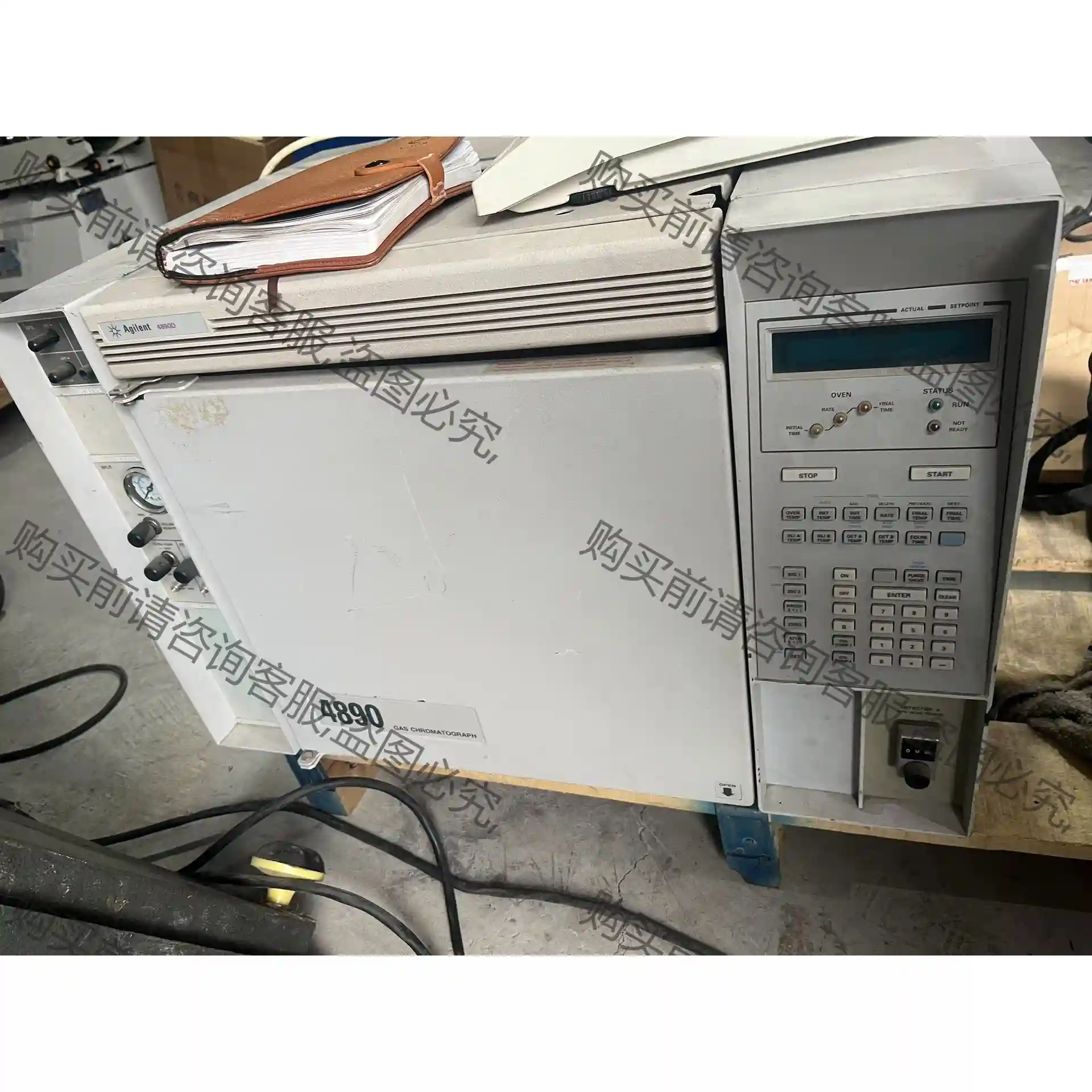 安捷伦4890D气相色谱仪，开机能通过自检。 议价再拍 拆机件