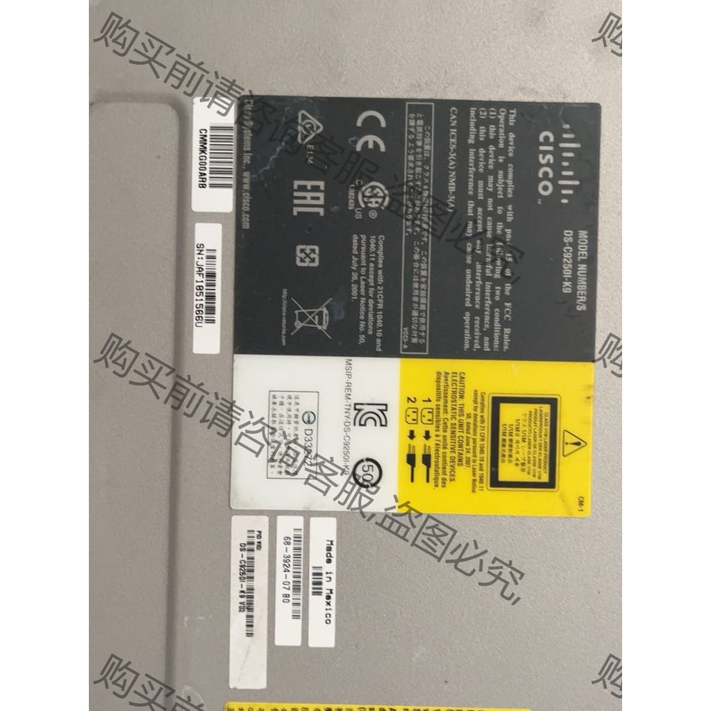 功能正常议价 思科CISCO DS-C9250I-K9 48口光纤存储式