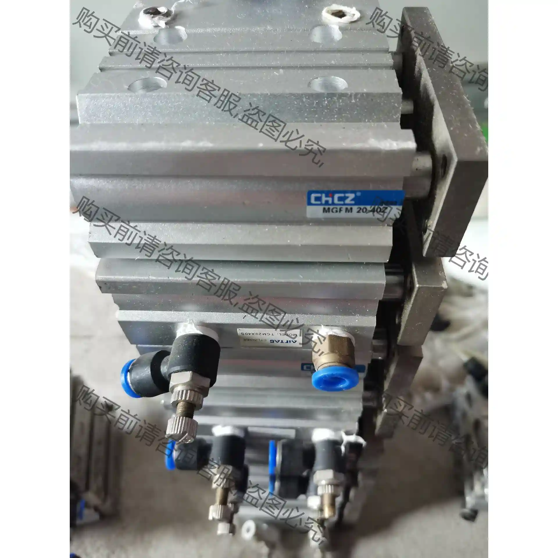 亚德客气缸TCM20X40S，功能正常.可以充新，有需要私聊 议价再拍