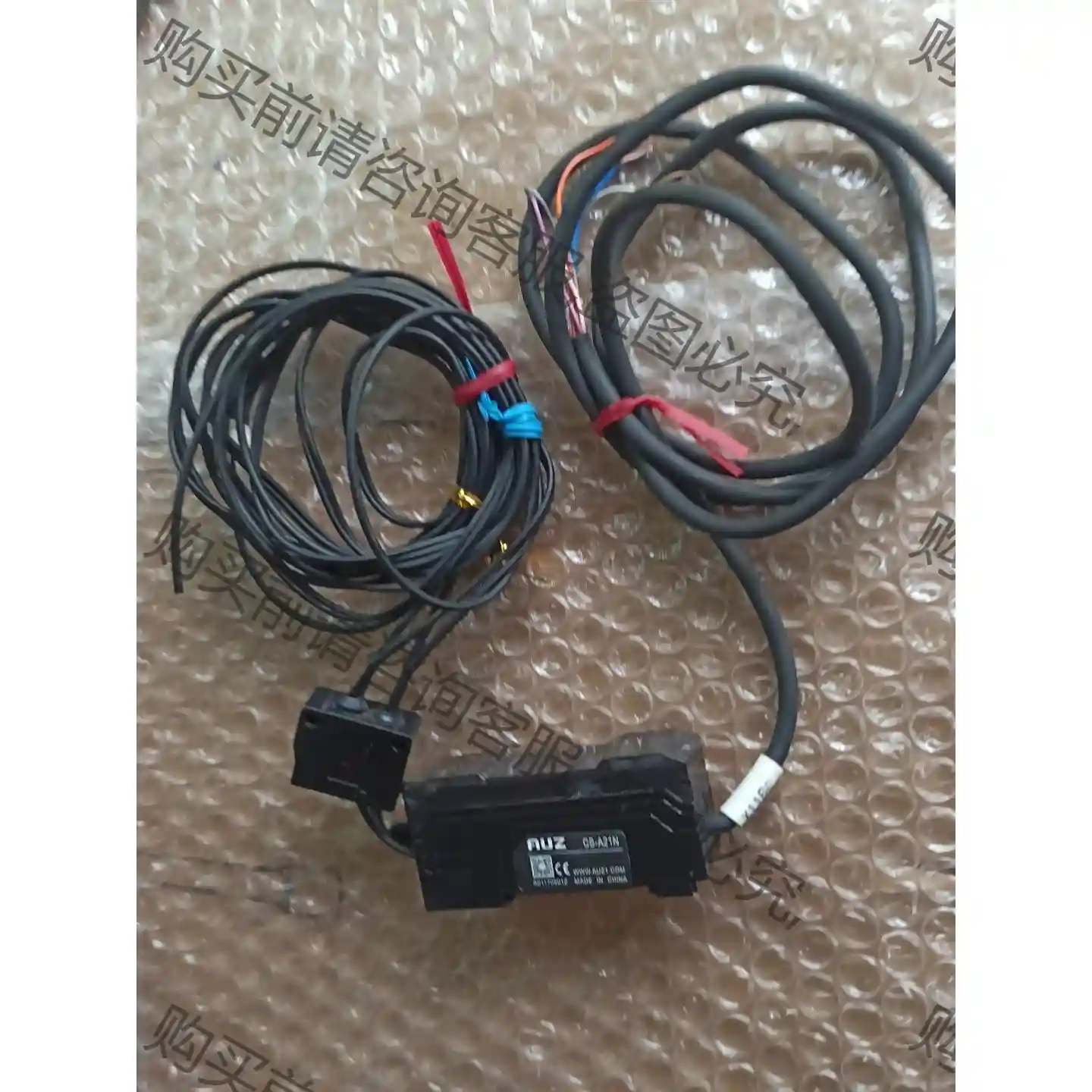 FIUZ CS-A21N激光传感器，实物拍摄，激光头1米处 议价再拍 拆机