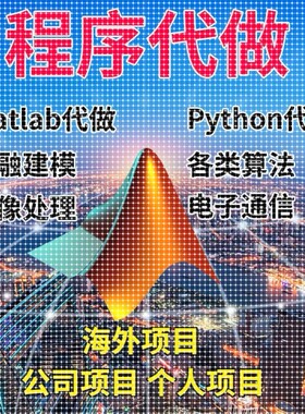 matlab代码帮做代编程序代做python覆现算法彷真编写图像信号处理