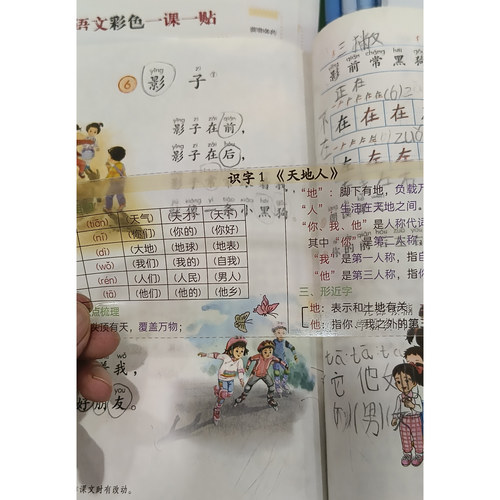 语文透明课课贴一二三四五六年级