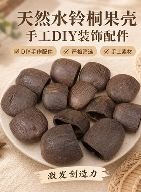 天然水玲桐果壳风铃DIY材料