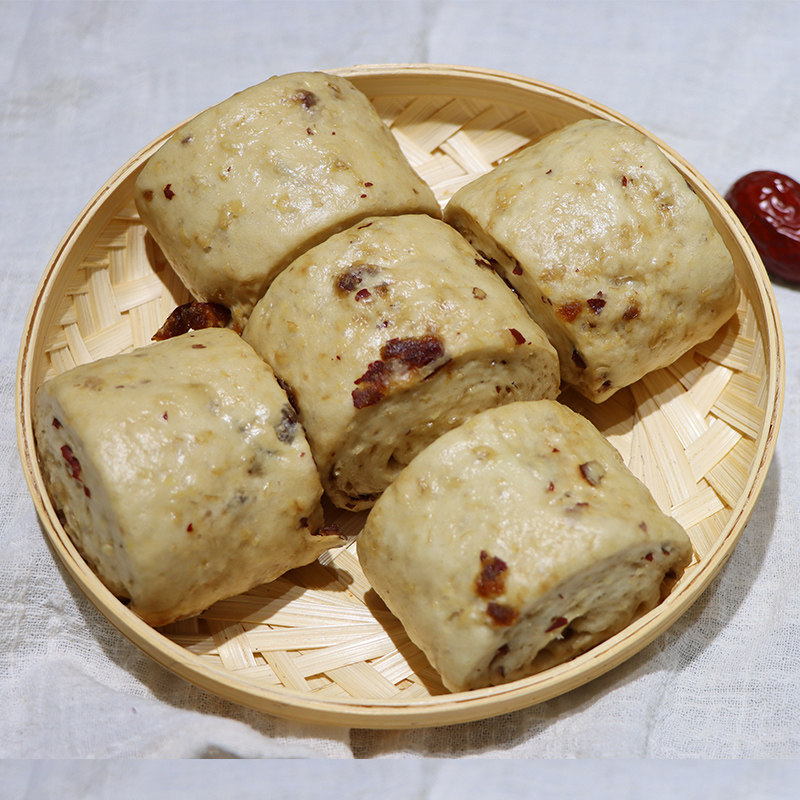 纯手工红糖红枣燕麦馒头儿童早点半成品营养主食早餐速食即食