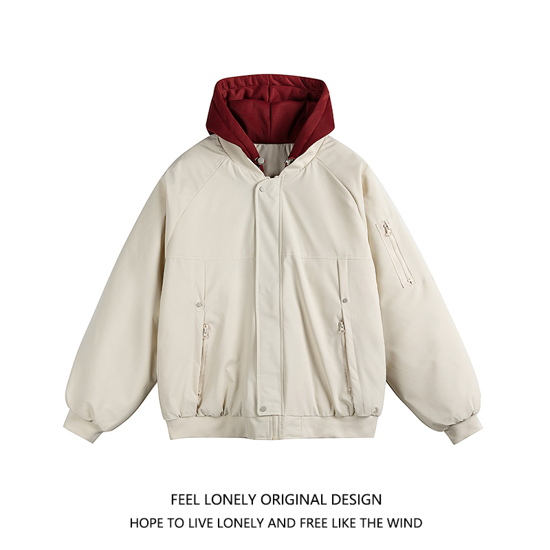 设计感潮牌秋季新款长袖棉衣