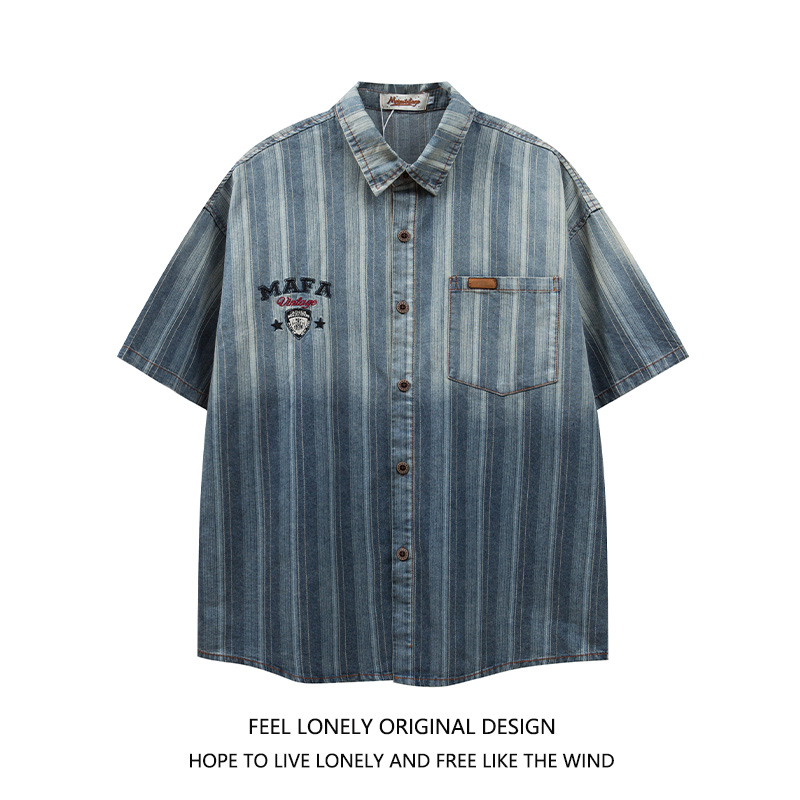 春秋新品潮牌休闲衬衫