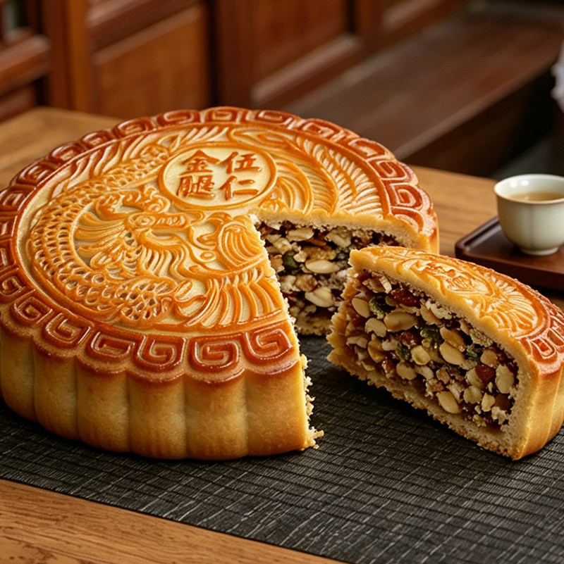 品佳品金腿五仁月饼1kg
