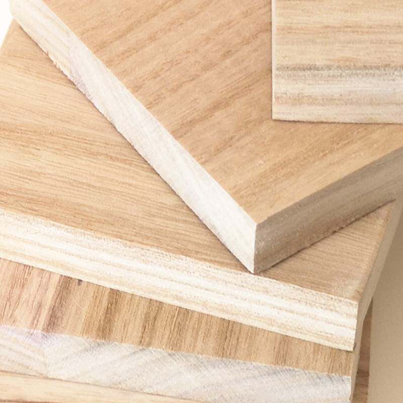 儿童木工泡桐木板轻木木料 轻木板 软木片 正方形木板片小木板块