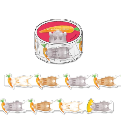 美味贪吃小猫仓鼠水獭18mm手帐