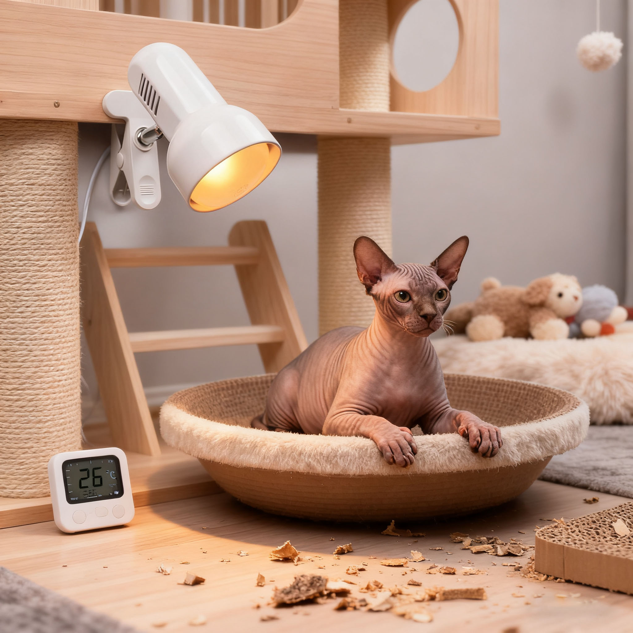 猫咪专用取暖灯恒温保温灯宠物暖灯小太阳加热灯产房狗宝宝电暖气