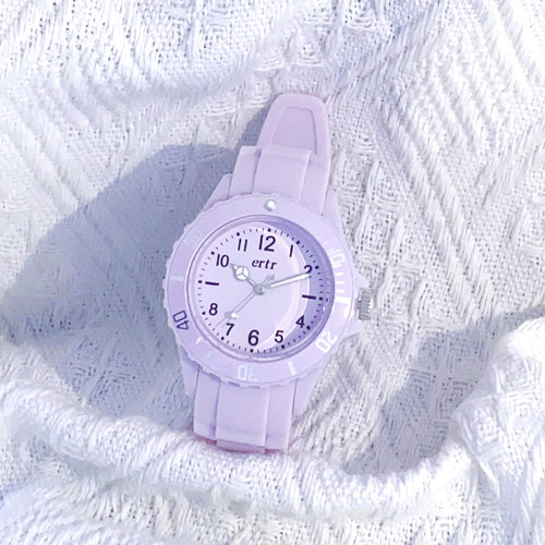 【2024秋冬新品】淡紫色石英表