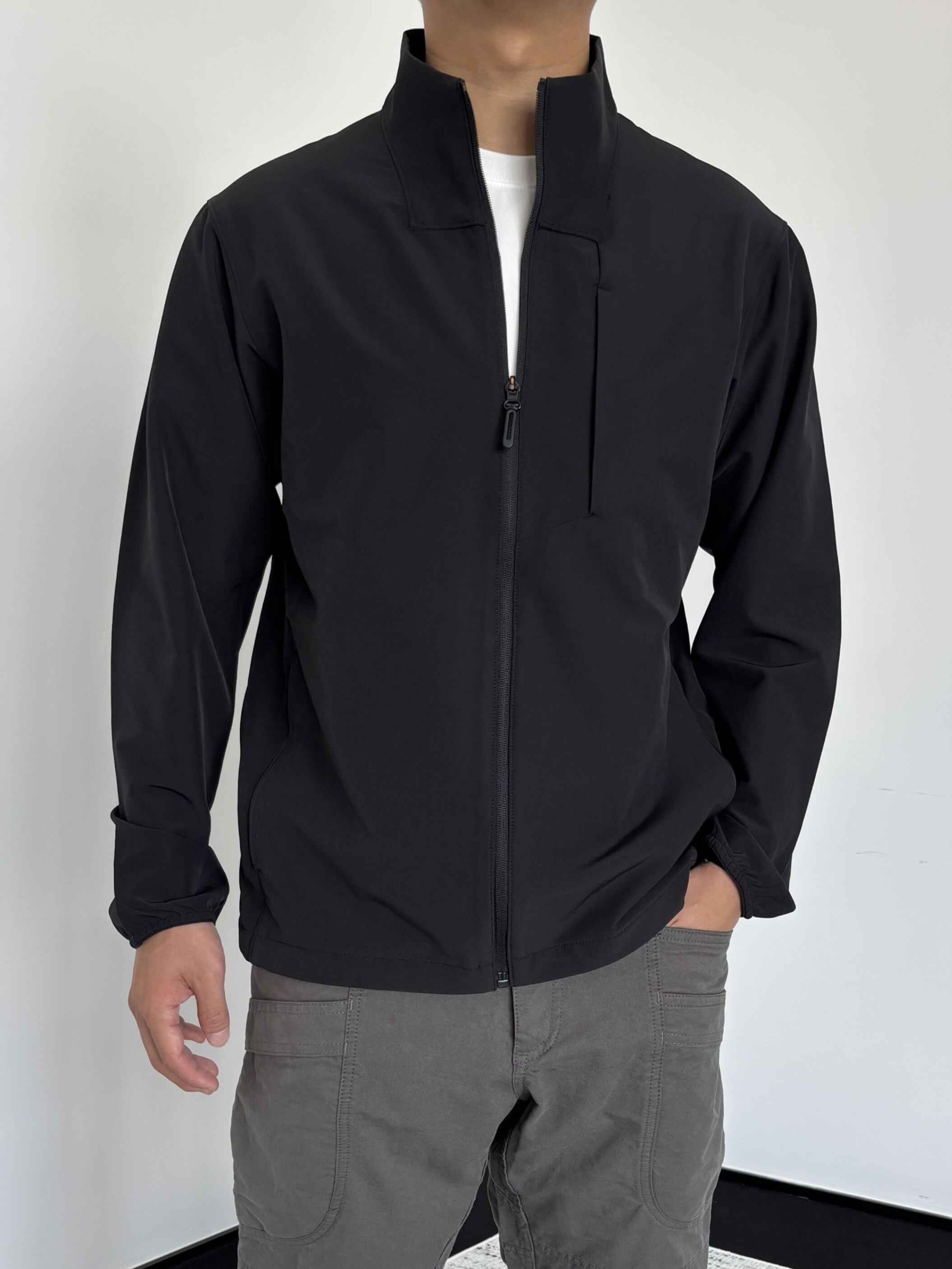 Американская куртка Sojourn soft shell в том же стиле, что и американская, новая куртка-стойка с воротником-стойкой для отдыха, спортивная куртка на открытом воздухе, мужская весенне-осенняя Изображение 1