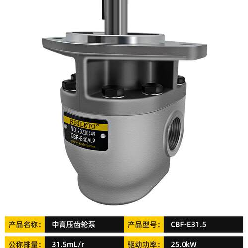 新款液压齿轮泵叉车油泵CBF-E10ALP E16P E18P E25P E32P E40包邮