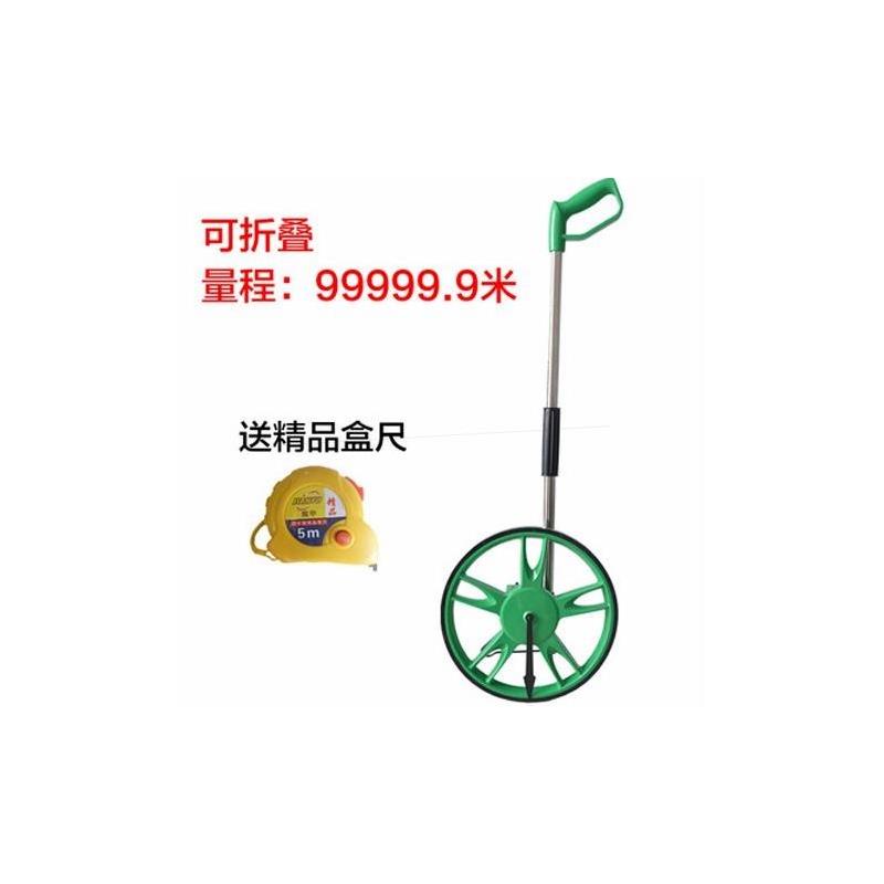 全新测距轮手推滚轮式测距仪量路车器机械数显户外滚动推尺工包邮