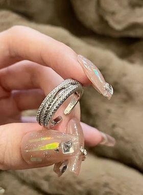 FRIDAYJEWEL新款银色锆