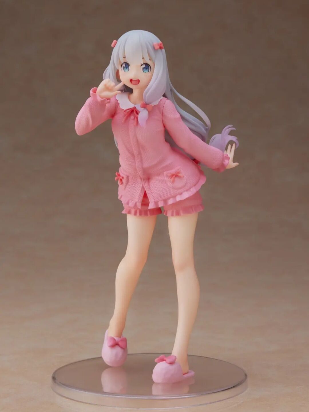 日本正版TAITO动漫埃罗芒阿老师和泉纱雾粉色睡衣景品周边手办萌