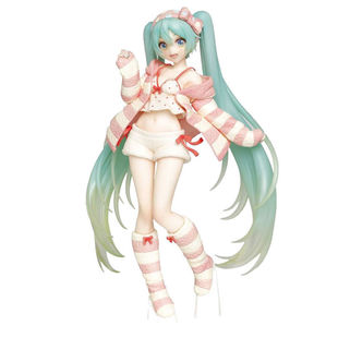 日本正版TAITO家居服初音未来睡衣款景品手办V家虚拟歌姬MIKU周边