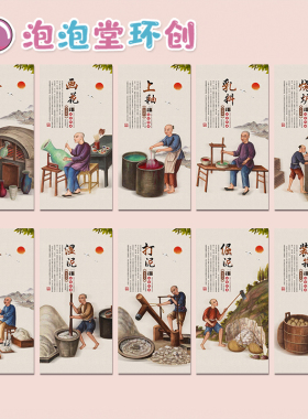 幼儿园泥工区陶艺纸国粹艺术环创