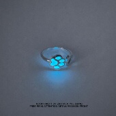 无聊了戴一个能发光 创意可爱夜光猫咪戒指 小猫爪子